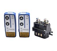 Yuanpgky Solénoïde de treuil 12 V 250 A pour relais pour treuils de 2 268 à 3 175 kg, contacteur robuste avec kit de télécommande sans fil, compatible avec ATV, VUTT, SUV tout-terrain (0)