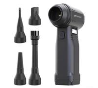 Yuanpgky Souffleur à poussière sans fil haute vitesse, moteur sans balais 130 000 tr/min, puissance 40 V, rechargeable 10 000 mAh, flux d'air à 9 vitesses, charge rapide, pour voiture, maison