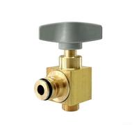 Yuanpgky Soupape de décharge de pression pour chaudière à gaz, bouton de poignée de soupape d'alimentation en eau en plastique et métal, pour système de chauffage de chaudière (#1)