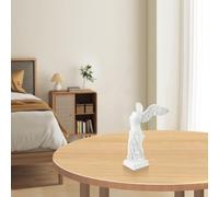 Yuanpgky Statue ailée pour la victoire de Samothrace, sculpture de déesse en or ou blanc, matériau en résine avec tailles de 14 cm à 38,5 cm pour décoration d'intérieur (E5-181513)