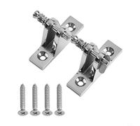 Yuanpgky Support de charnière de pont supérieur en acier inoxydable 316 pour matériel marin - auvent de bateau robuste et pour montage supérieur Bimini, installation à dégagement rapide,