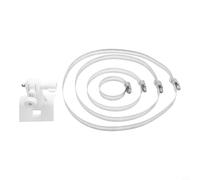 Yuanpgky Support de fixation réglable pour EufyCam /2/2C/2C Pro/3/3C/E, Pro 2/3/4/HD/Go et pour caméra Ring Spotlight Cam/Indoor Cam/Pan Tilt - Acier inoxydable + ABS mural