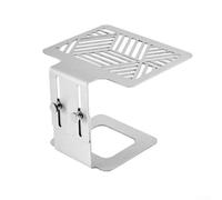 Yuanpgky Support de pesée à café avec support en acier inoxydable réglable en hauteur pour machine à expresso, simplification du processus de brassage et balance électronique (argent)