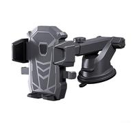 Yuanpgky Support de téléphone extensible pour tableau de bord avec ventouse pour voiture et rotation à 360 degrés pour un maintien sûr du smartphone pendant la conduite