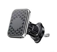 Yuanpgky Support de téléphone magnétique rotatif à 360 degrés avec alignement automatique pour la navigation mobile, matériau ABS noir ou argenté (argenté)