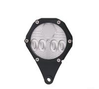 Yuanpgky Support de vignette de moto en aluminium CNC hexagonal avec clé compatible avec la plupart des modèles de moto pour un affichage sécurisé (noir)