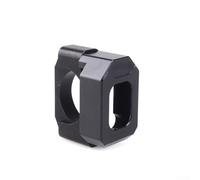 Yuanpgky Support d'instrument de guidon de moto pour indicateur d'affichage de vitesse, support en alliage d'aluminium compatible avec guidon de 22 mm-28,6 mm, noir