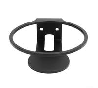 Yuanpgky Support mural pour haut-parleur - Pour HomePod pour Mini - Avec supports audio ronds en alliage d'aluminium robuste - Fonction bobine de câble intégrée (noir)