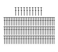 Yuanpgky Système d'attache de câble en nylon de qualité industrielle pour voiture, maison, atelier, 9 cm, solution de fixation toutes saisons (100 boucles de serre-câbles)