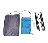 Yuanpgky Tente de camping ultralégère avec abris et sac de transport pour randonnée et randonnée, tissu Oxford et poteaux en fibre de verre, design à double porte avec porte moustiquaire, 1 ou 2