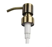Yuanpgky Tête de pompe de rechange pour distributeur de savon pour filetage standard 28/400, col de 11 cm, acier inoxydable (bronze 1)