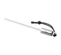 Yuanpgky Tige de pointeur de plongée en acier inoxydable avec dragonne, sonde sous-marine de 31,5 cm pour plongée sous-marine et plongée avec tuba pour attirer l'attention et les directions des points