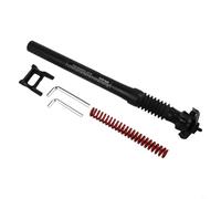 Yuanpgky Tige de selle amortissante pour poteau de suspension en alliage d'aluminium 350 mm avec rebond réglable, compatible avec cadres de 25,4 à 34,9 mm (25,4 mm)