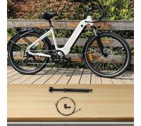 Yuanpgky Tige de selle compte-gouttes pour tube de selle télescopique de 31,6 mm de diamètre, 425 mm de longueur, alliage d'aluminium, étanche et résistant à la poussière, compatible