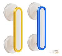 Yuanpgky Tirettes de réfrigérateur sans perçage pour porte en verre, porte, tiroir, poignée équipée d'une forte adhérence, matériau ABS, longueur multiple en 165 cm, aspiration des couleurs (F)