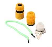 Yuanpgky Turbo Rondelle pour tuyau d'arrosage | Pulvérisateur haute pression à long poteau | Construction en plastique et en alliage avec buse réglable à 360° | Pour lavage de voiture et jardin (B)