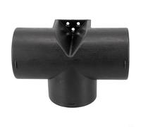 Yuanpgky Tuyau d'évacuation d'air chaud de 75 mm compatible avec le chauffage Webasto - Connecteur en plastique noir avec longueur de 160 mm et diamètre extérieur de 7,6 cm