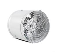 Yuanpgky Ventilateur d'échappement en métal de 15,2 cm avec couvercle en maille haute densité, 7 lames renforcées, débit d'air de 600 m³/h, ventilateur économe en énergie pour salle de bain et cuisine