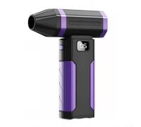 Yuanpgky Ventilateur turbo sans fil à 5 vitesses avec batterie de 6000 mAh, moteur sans balais 100 000 tr/min, boîtier en ABS, écran LED, pour souffler la neige de voiture, séchage des animaux