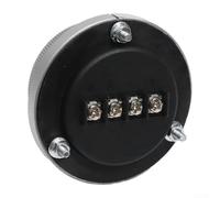 Yuanpgky Volant électronique pour machines CNC, générateur d'impulsions manuel en alliage d'aluminium de 80 mm avec encodeur 4 broches/6 broches, 100 positions d'arrêt, compatible avec les équipements