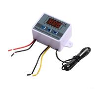 Yuanpgky XH-W3002 Interrupteur de commande numérique avec affichage LED, précision ± 0,°C, plage de -50 °C à 110 °C, pour agriculture, élevage, réfrigérateur et ventilateur (12 V)