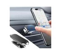 YUANQI Support de téléphone de Voiture pour VW ID.7 I 2023-2024, Support de Smartphone Rotatif à 360°, Support de téléphone de Voiture magnétique,Silver