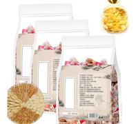 Yuanqi - Thé Quatre Trésors pour Hommes, Ginseng, Tisane Nourrissante, Chinois pour le Soin des Reins (3 Pièces)