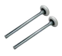 YUANQIAN Rouleaux de porte de garage en nylon durable 6200ZZ 11 - 5,1 cm - Tige de 17 cm - Lot de 2 (rouleaux de porte de garage de 170 mm)