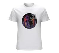YUANROU Charlie Parker- Unisex T-Shirt Chasin The Bird Hollywood White M