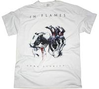 YUANROU HEFU in Flames Come Clarity Crawling Through Knives New T-Shirt White L