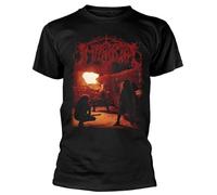 YUANROU Immortal Diabolical Fullmoon Mysticism Black T-Shirt BlackL