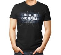 YUANROU Mirror T Shirt for Mens T-Shirt BlackL