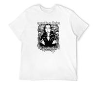 YUANROU Normal is an Illusion What is Normal for The Spider is Chaos for The Fly Mens Short Sleeve White M