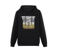 YUANROU Testament Practice What You Preach Funny Hoodies Long Sleeve Pullover Loose Hoody Mens Sweatershirt Black XXL
