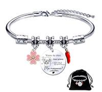 YUANSI Cadeau Veux-tu être ma Marraine Bracelet Marraine Bracelet Marraine cadeau marraine demande cadeau marraine anniversaire baptême personnalisé (1)