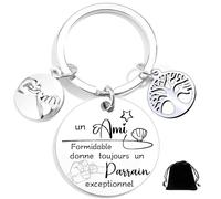YUANSI Cadeau Veux tu etre mon parrain Porte Clé Parrain Cadeau Parrain Demande Personnalisé décapsuleur Anniversaire cadeau parrain bapteme (4)