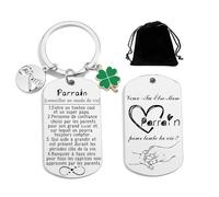 YUANSI Cadeau Veux tu etre mon parrain Porte Clé Parrain Cadeau Parrain Demande Personnalisé décapsuleur Anniversaire cadeau parrain bapteme (1)