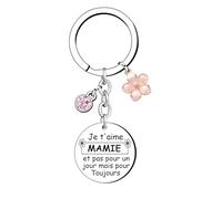 YUANSI Cadeaux pour Mamie - Porte Clés Personnalisé, Anniversaire et Noël (4) (6)