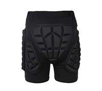 Yuanu Unisex Confortable Respirant Antichoc Résistant à l'usure Short de Protection, Protection Hanche pour Cyclisme Rouleau Patinage Moto Sport Noir L