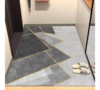 YUANWAN Tapis de Décoration 40 x 130 cm Dessous Antidérapant, Super Doux Tapis Moelleux Carpette pour Chambre Tapis Rectangle pour Cuisine, Buanderie, Chambre à Coucher, 2