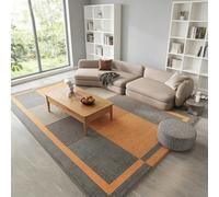 YUANWAN Tapis de Décoration 90 x 90 cm Dessous Antidérapant, Super Doux Tapis de Salon à Poils Ras Salon Chambre Doux pour Chambre à Coucher, 3