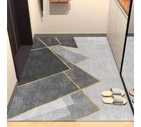 YUANWAN Tapis de Salon Lavable 80 x 130 cm Moelleux et Confortable Antidérapant et Résistant Tapis Chambre Pile Courte et Douce de Chambre pour Couloir, 3