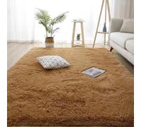 YUANWAN Tapis de Salon Tapis Décoratif 160 x 300 cm Moelleux Antidérapant Intérieur Épais à Poils Longs Extra Doux pour Chambre pour Salon Couloir, Kaki