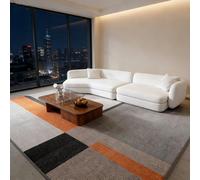 YUANWAN Tapis de Sol Grand 90 x 280 cm Dessous Antidérapant, Super Doux Tapis de Sol Antidérapant à Poils pour Salon pour Salon, Chambre à Coucher, 9