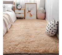 YUANWAN Tapis Shaggy Tapis Chambre 300 x 350 cm Longs Moelleux Antidérapant Intérieur Épais Tapis de Salon Poils Longs Tapis Shaggy Moelleux pour Salon de Sol Grand Couloir, Beige