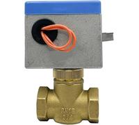 YUANXJUN Moteur électrique Vanne directionnelle en laiton Contrôle de précision pour climatisation à gaz Régulation de la pression de l'eau, 110 VAC