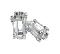 YUANYAO 1/2" 3/4" 1" 1-1/4" 1-1/2" 2" NPT Femelle SS304 en Acier Inoxydable avec Verre de visée dioptrique 85 PSI(3/4")