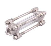 YUANYAO 1/4'' 3/8'' 1/2'' 3/4'' 1'' BSP Female Sight Glass Diopter for Homebrew Brewing 304 Stainless Steel (Size : 3/4")