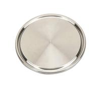 YUANYAO 1.5 "2" 3 "4" 6 "Tri Pince SUS 304 en Acier Inoxydable sanitaire Tri-Pince TC Couvercle Aveugle Embout Maison Brassage vin Virole OD 50.5mm-145mm(Size:Ferrule 91mm)