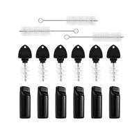 YUANYAO 15 pièces Bouchon de Robinet de bière Brassage à Domicile Robinet de bière Brosse en Nylon de Nettoyage, Sucette sanitaire Couvercle de Robinet en Caoutchouc sanitaire Norme américaine